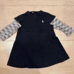 BURBERRY ブラック ワンピース 80CM
