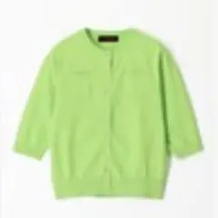 キャバン ファインポリエステル ハーフスリーブポケットカーディガン 春夏