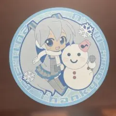 公*o様 ボーカロイド ボカロ 雪ミク 初音ミク ポスカ ポストカード コースタ