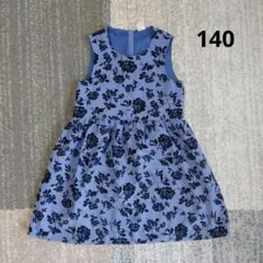 BACK NUMBER 花柄ノースリーブワンピース 140のサムネイル