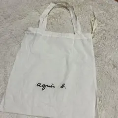 agnès b. エコバッグ ホワイト