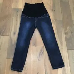 マタニティデニムパンツ ダークブルー