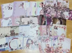 断捨離 A4コラージュシート40枚セット#55(デザペおまけ付き) - メルカリ