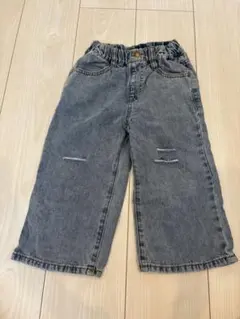 デニムワイドパンツ