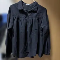 値下げhareiro 長袖シャツ ブラック L