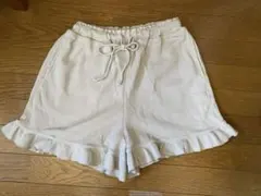 OLIVE des OLIVE フリル付きベージュショートパンツMサイズ
