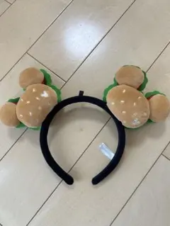 ディズニー　ミッキーハンバーガーカチューシャ