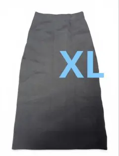 スーパーストレッチナロースカート　Futier land XLサイズ　ブラックのサムネイル
