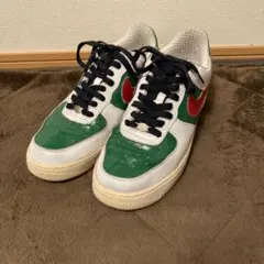Nike Air Force 1 グリーン/レッド