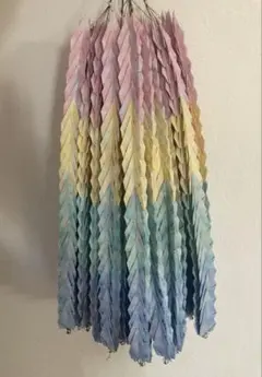 折り紙 ORIGAMI 千羽鶴 折り鶴 シャワー パステル グラデ 完成品