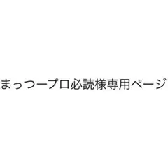 まっつー様専用ページ