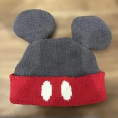 ミッキーマウス 耳付きニット帽 48cm
