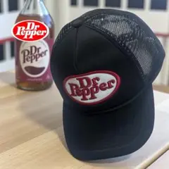 Dr Pepper ドクターぺッパー トラッカーキャップ ブラック　新品