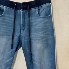 【ムラサキスポーツ】デニム風スウェット パンツ Lサイズ