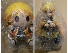 鬼滅の刃　我妻善逸　おにぎりフィギュア　ちょこのっこぬいぐるみ