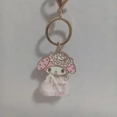 マイメロディ レディマイメロディ シークレットキーホルダー 白リボンドレス