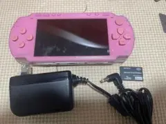 ピンク PSP -1000本体 ACアダプター付き