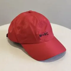 M+RC NOIR Nylon Logo Cap Red ナイロンキャップ