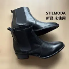 新品 未使用［STILMODA］サイドゴアブーツ レディース サイズ38 黒のサムネイル