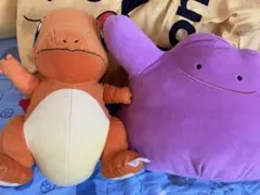 【値下げ可】ヒトカゲとメタモン　ぬいぐるみ　まとめ売り