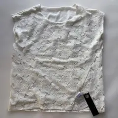 ジーナシス　ノースリーブ　レースカットソー フリーサイズ　未使用品