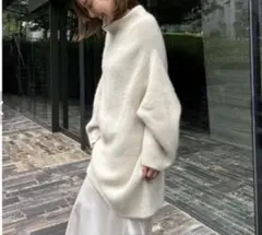 【美品】FRAY I.Dラクーンニット