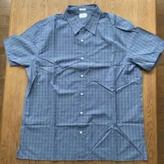 【新品、未使用】J.CREW 水色系チェックシャツ　半袖
