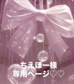ちえぼー様専用ページ♡♡