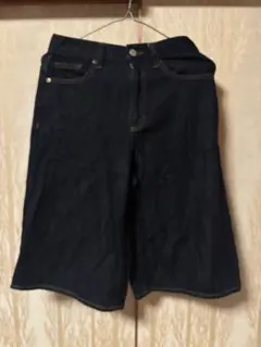 GU デニムショートパンツ Sサイズ 濃紺　ジョーツ