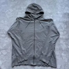 な*ん様 【美品】adidas アディダス フルジップパーカー フーディ グレー