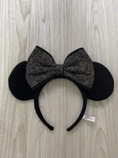 ミニー スパンコールリボン カチューシャ