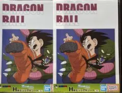 ドラゴンボール　一番くじ　雲の上の神殿 H賞ビジュアルシート2個セット