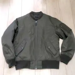 UNIQLO ユニクロ　MA-1フライトジャケット カーキ