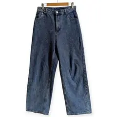 美品 evernavy カーブ デニム パンツ ブルーウォッシュ L おでかけ夏のサムネイル