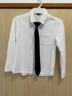 COMME CA ISM 長袖シャツ 120A ホワイト