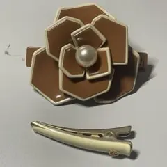 カメリア　バレッタ　アレクサンドルドゥパリALEXANDRE DE PARIS