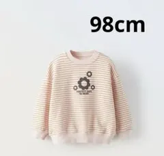 【新品未使用】ZARAbaby 花柄トレーナー　98cm
