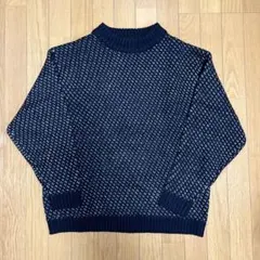 FREAK'S STORE ネイビー バーズアイニット