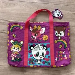 グラグラ　ハンドバッグ 紫 ピンク