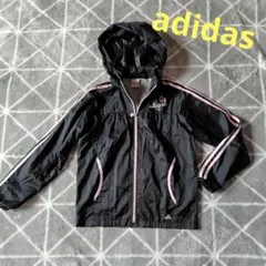 adidas♥長袖ウインドブレーカー☆フード取外し☆150センチ♥女の子