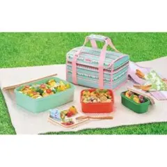 サーモス ランチボックス DJF-4002 BLBD 　弁当箱セット　行楽運動会