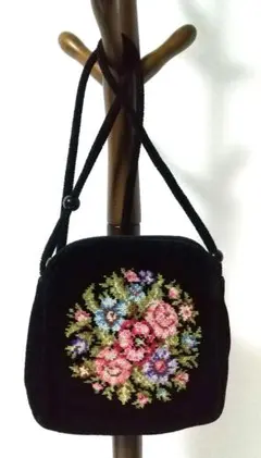 FEIlER フェイラー ショルダーバッグ ブラック 花柄