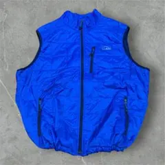 L.L.Bean中綿ナイロンベストXXLドローコード刺繍ロゴPRIMALOFT