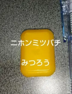 日本ミツバチの蜜蝋(みつろう) 約５g