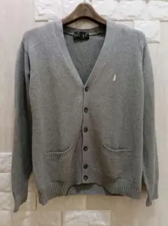 EASTBOY カーディガン グレー×ピンク