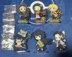 鬼滅の刃　レトロアクリルスタンド　お出かけ編　カラフル版　6種コンプリートセット