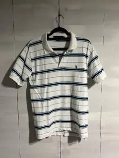 ボーダーポロシャツ