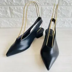 未使用✨ Le Talon ポインテッドスリングバックパンプス