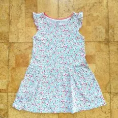 【UNIQLO】花柄 ノースリーブワンピース 120㎝