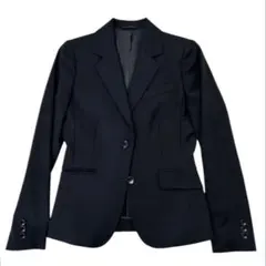 【美品】イタリア製生地 黒ジャケット 5号のサムネイル